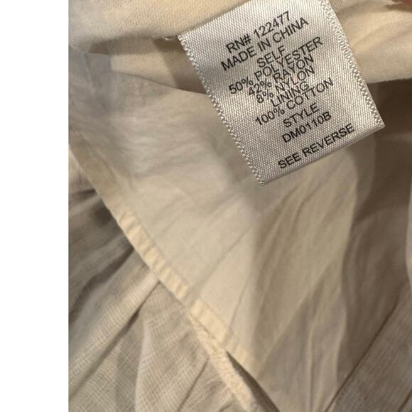 Maisie Women’s Gingham Tiered Button-Front Dress Size Small - Picture 8 of 9